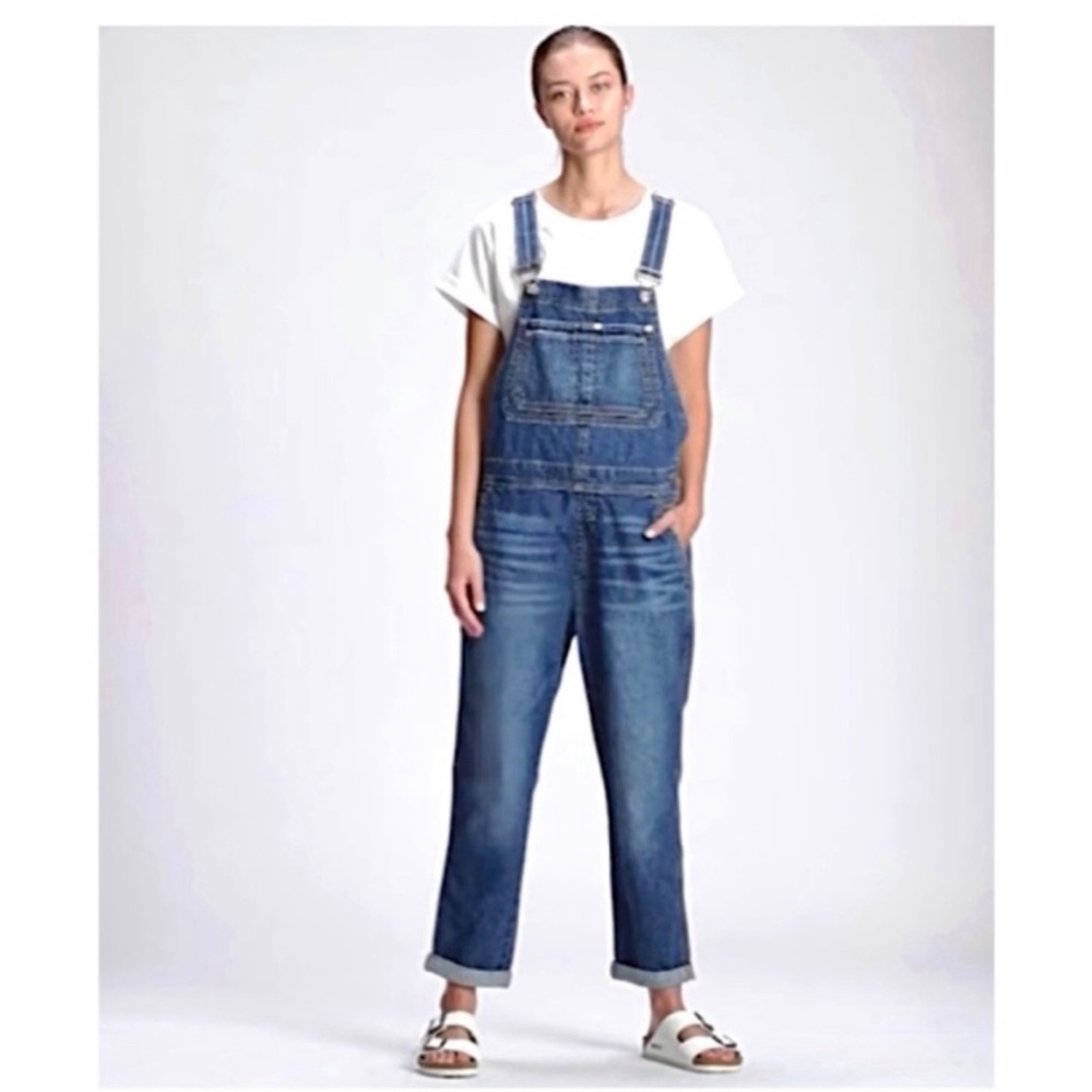 Gap Slouchy Overalls With Washwell - Size Large 🍃